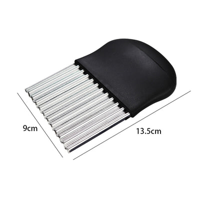 Large Crinkle Cutter Potato Knife Cutter French Fry Slicer Potato Cutter Fruit Vegetable Chopper