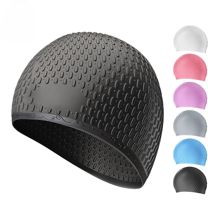 Uncter Bubble Grain Waterproof Swimming Cap