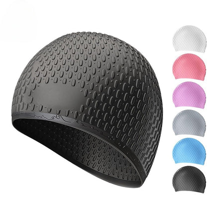 Uncter Bubble Grain Waterproof Swimming Cap
