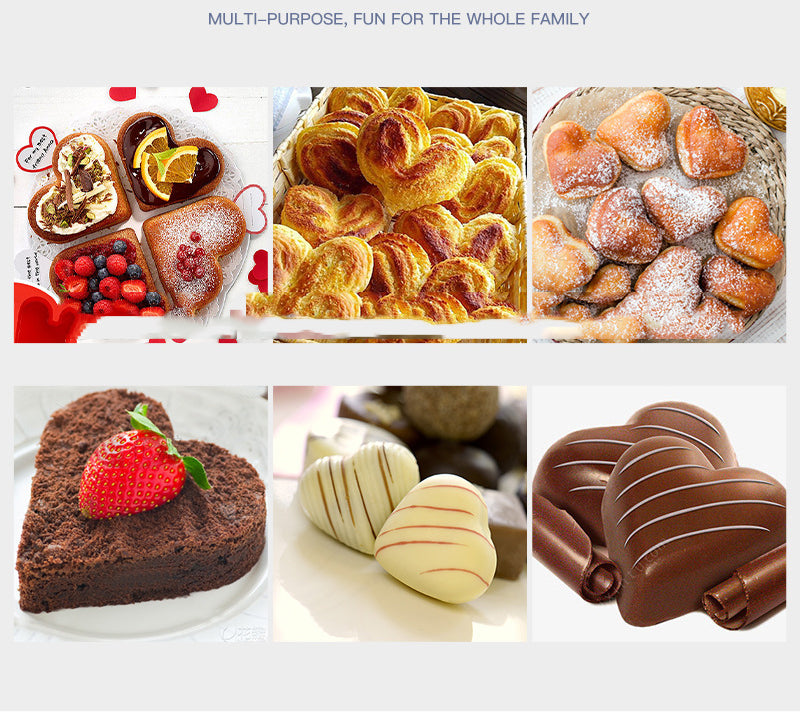 Heart Shaped Silicone Ice Tray