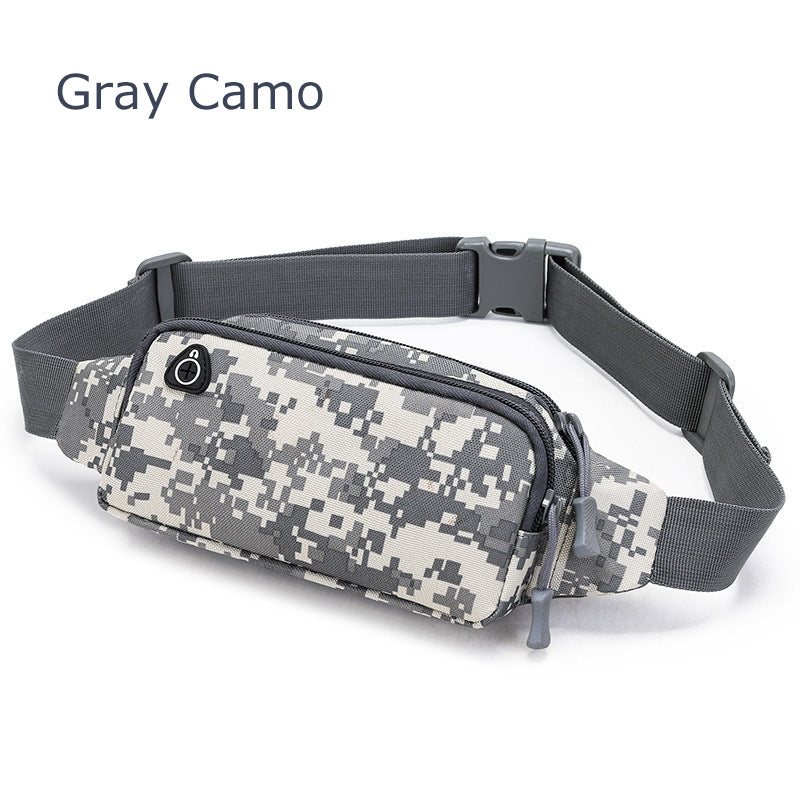 Multi Functional Outdoor Sports Water Resistant Oxford Camouflage Fanny Pack