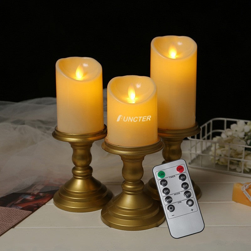 Electronic Remote Control Candle Light 4 x 9"