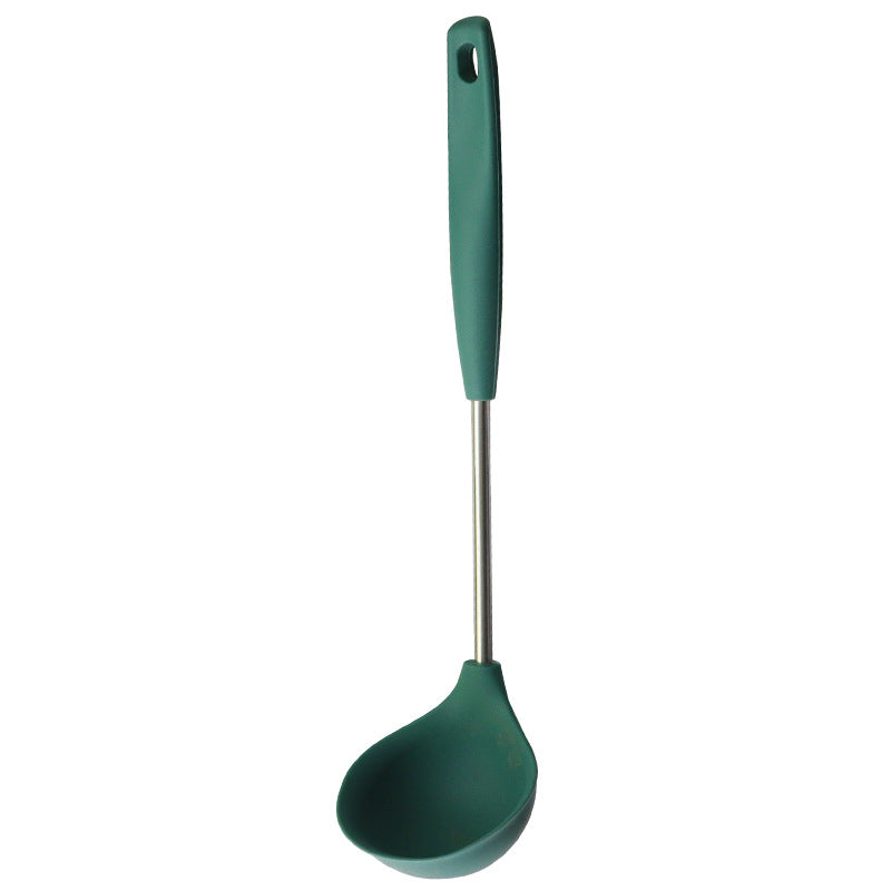 7-Piece Silicone Spatula Soup Spoon Kitchen Utensils Set