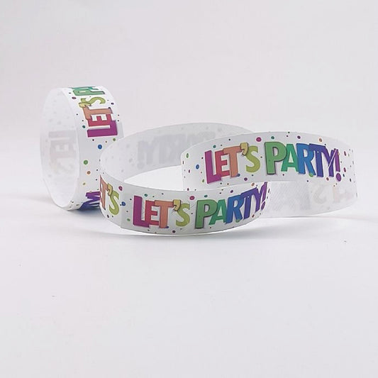 Party Paper Wristband Disposable Water Resistant Wristband