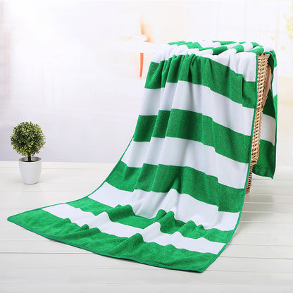 31.5 x 59" Personalized Soft Oversize Microfiber Beach Towels Striated Towels