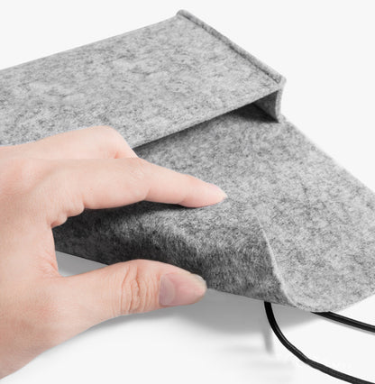 Mini Small Felt Purse Organizer Handbag Pocketbook Handle Bag