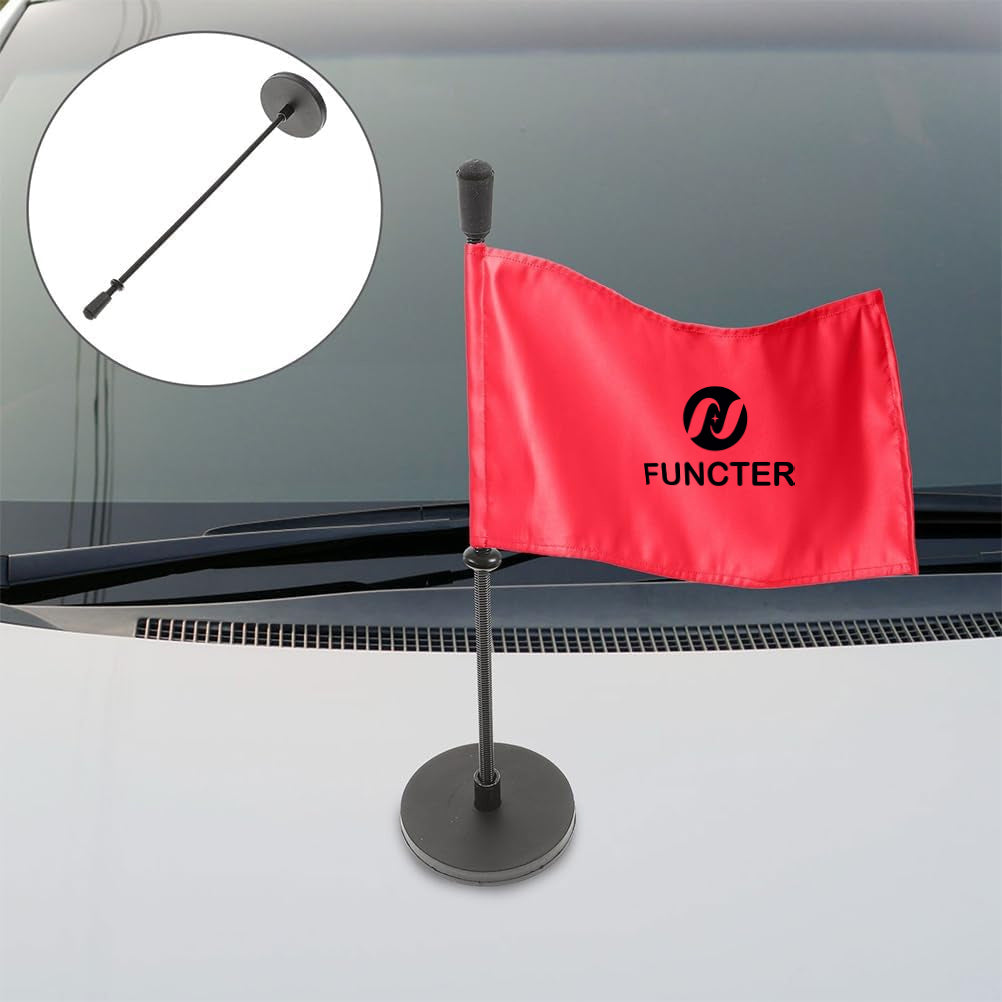 Car Flag Desk Flag Set W/ Magnetic Base 4" x 5.9"