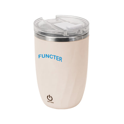 12 Oz. Macaron Color Rechargeable Stainless Steel Coffee Automatic Stirring Cup Coffee Mug