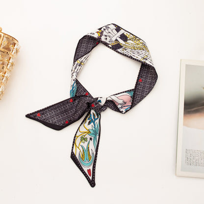 35" x 2" Full Custom Tarot Neckerchief Long Hair Ribbon Neck Scarf Handbag Wrap Neck Tie #28
