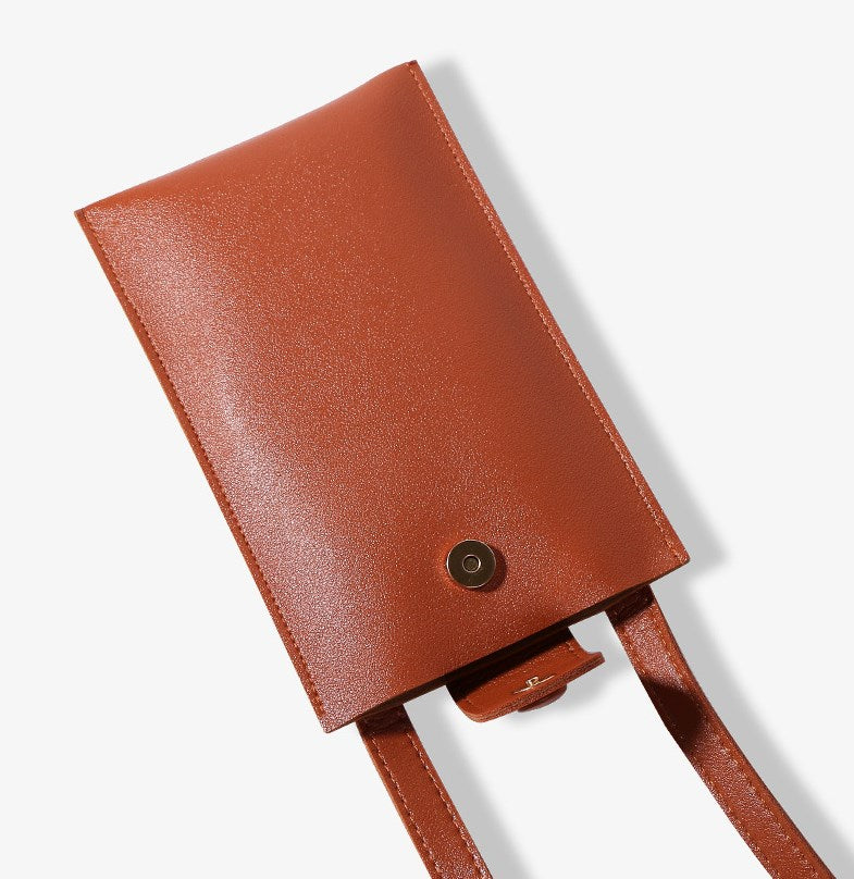 PU Leather Cell Phone Purse Bag Small Crossbody Bag Mini Messenger Bag Single Shoulder Handbag