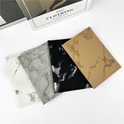 Marbling Passport Holder Ultra Slim Passport Wallet Travel Wallet
