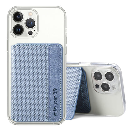 Stick-on Phone Wallet, Slim Expandable Credit Card Pocket
