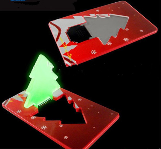Christmas Tree Shaped LED Card Light