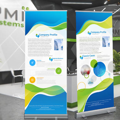 79" Retractable Banner Display Reusable Roller Banner for Summer Camp, Seminar, Lecture