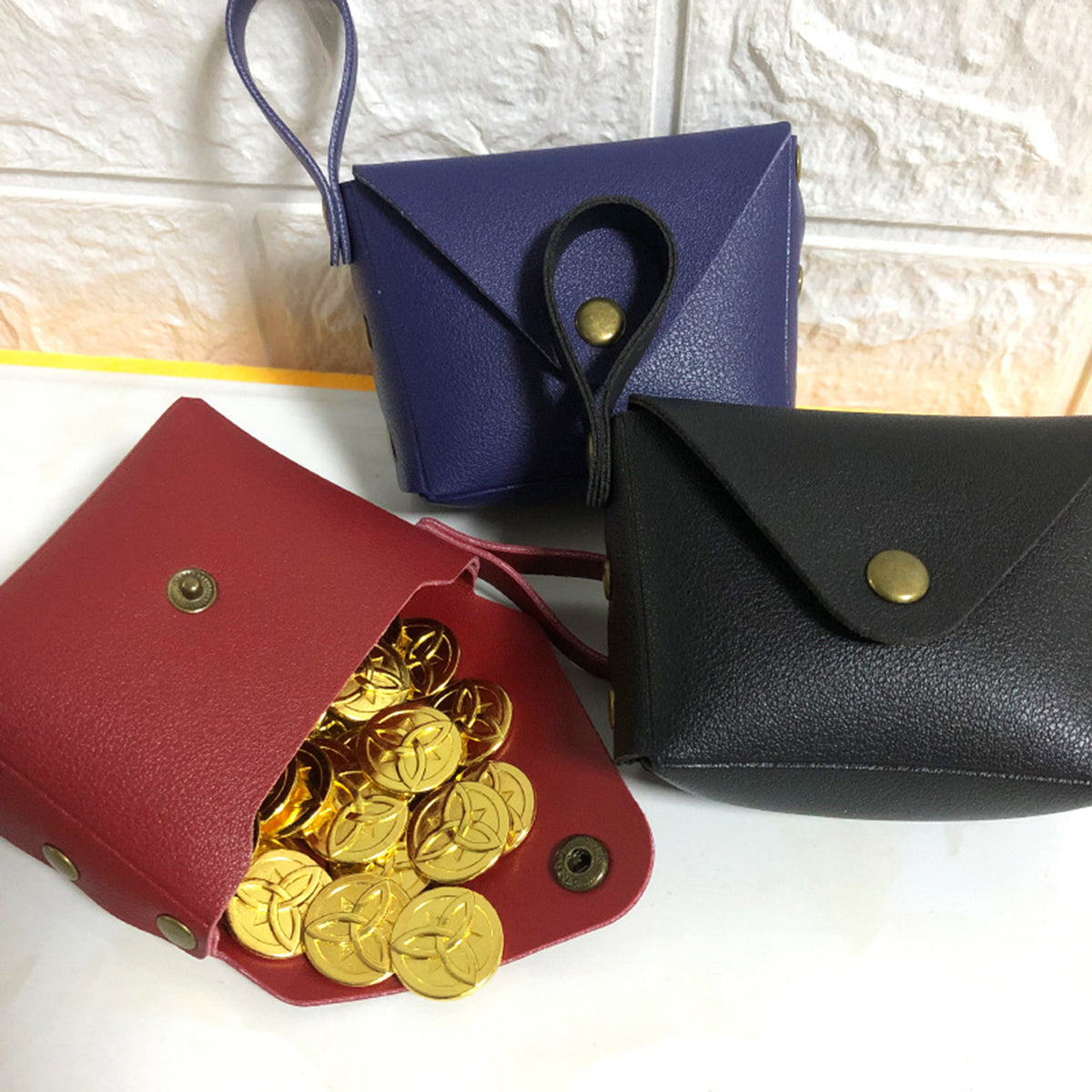 PU Cash Pouch Card Bag