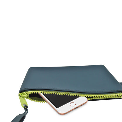 Multi Purpose Organizer Case Portable Electronic Organizer Bag Soft Silicone Zippered Bag