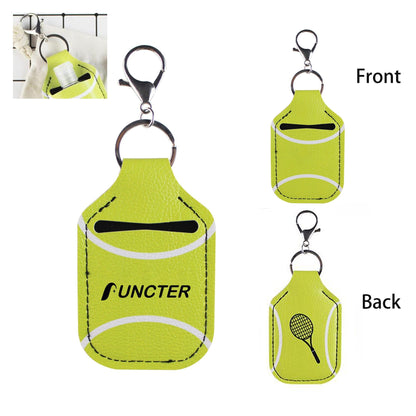 Tennis Design Portable Hand Sanitizer Keychains