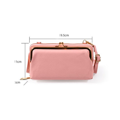 PU Leather Cell Phone Purse Bag Small Crossbody Bag Mini Messenger Bag Wallet Bag Shoulder Handbag