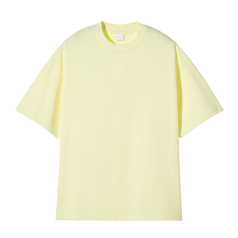 Unisex Cotton Short Sleeve T-Shirt Adult Crew Tee