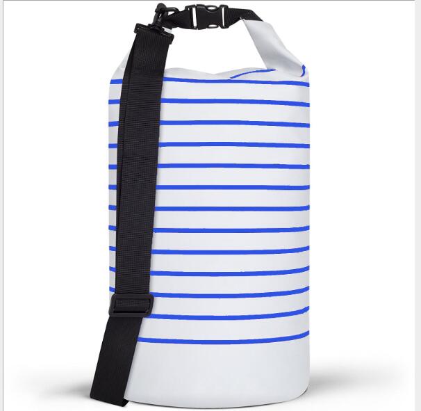 White/Blue Blank Front View