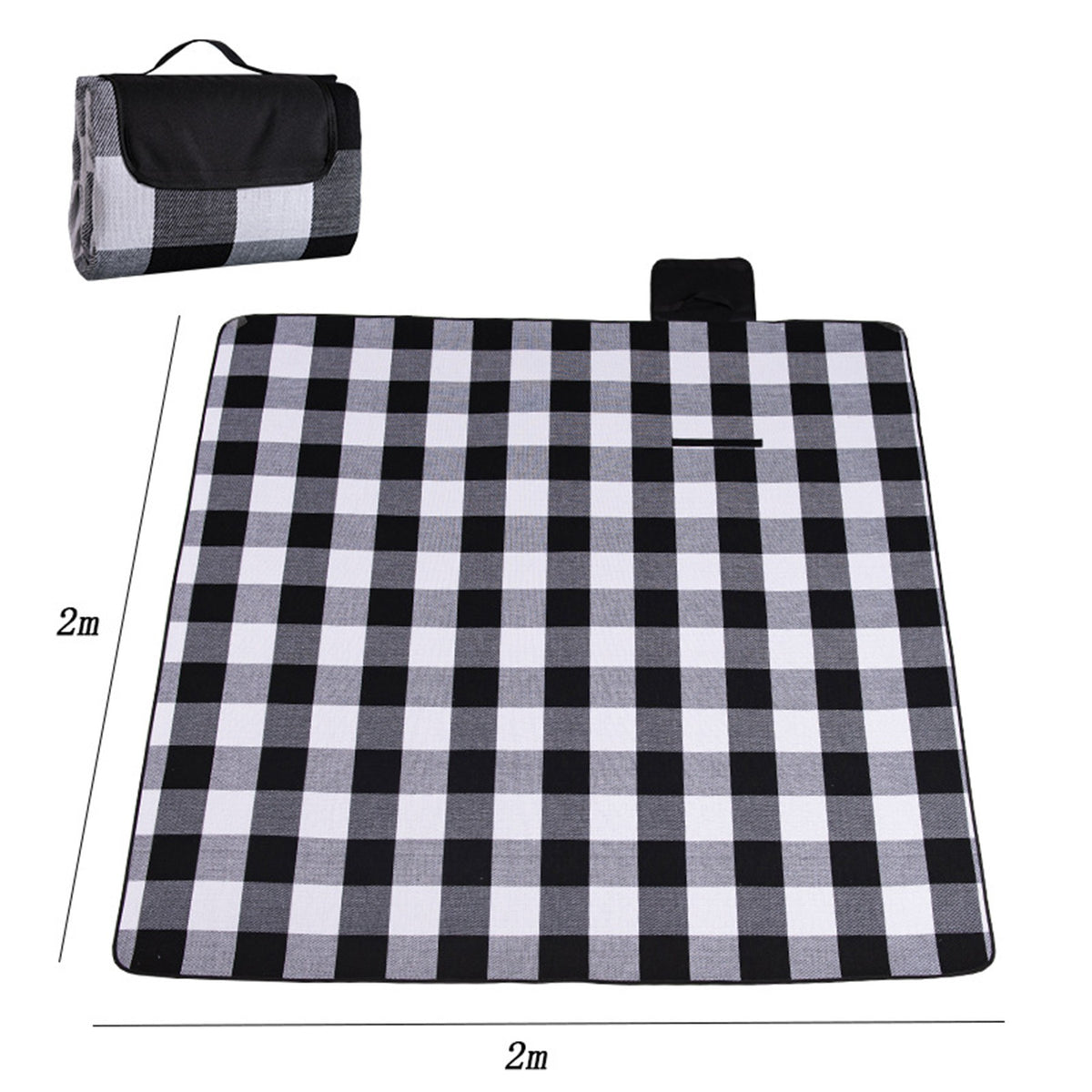 large black-and-white check