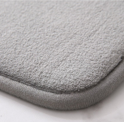 Coral Velvet Mat Absorbent Non-Slip Carpet Bathroom Blanket For Home School(Big)