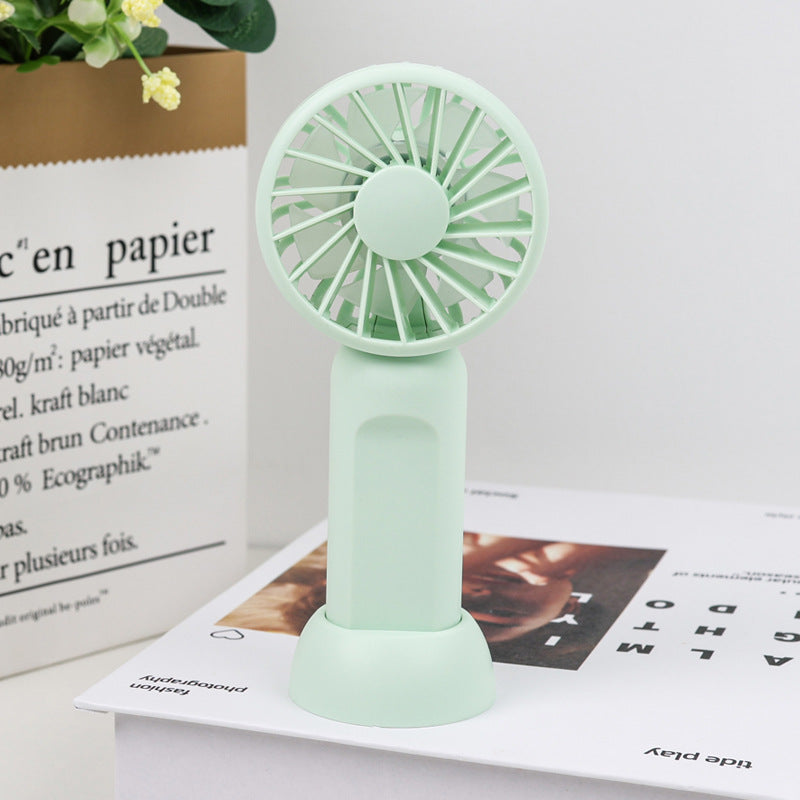 Rechargeable Mini Handheld Fan With 3 Levels Of Adjustable Wind Speed