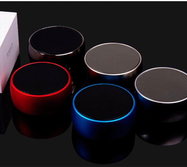 Mini Round Wireless Metal Speaker
