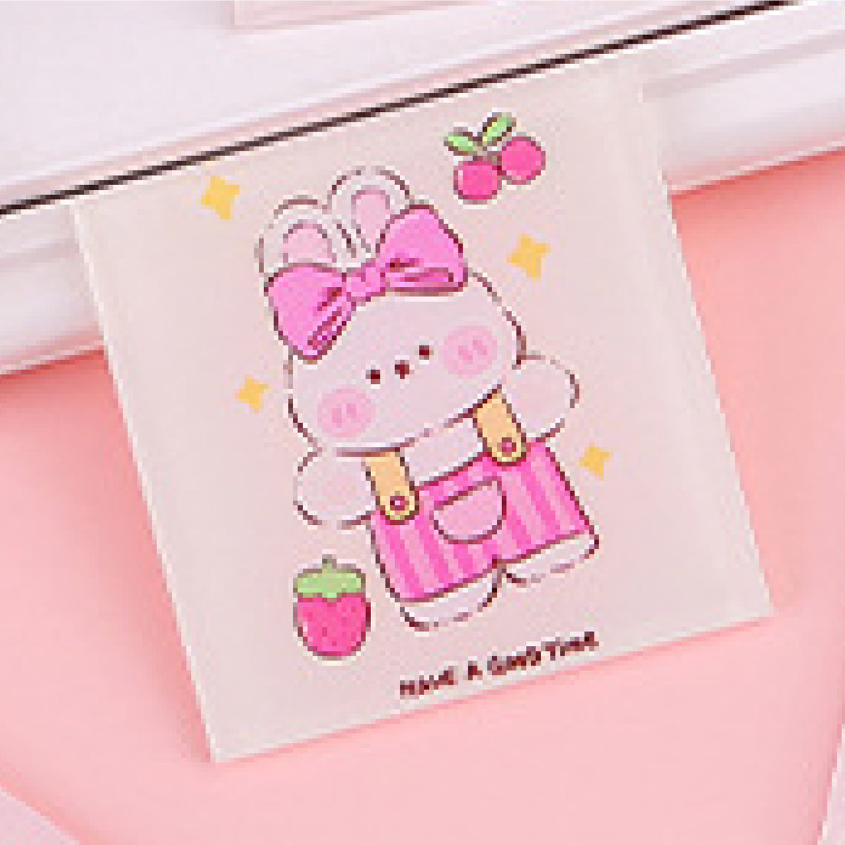 Rabbit Magnet Square Shape Acrylic Magnet Custom Shaped Magnet