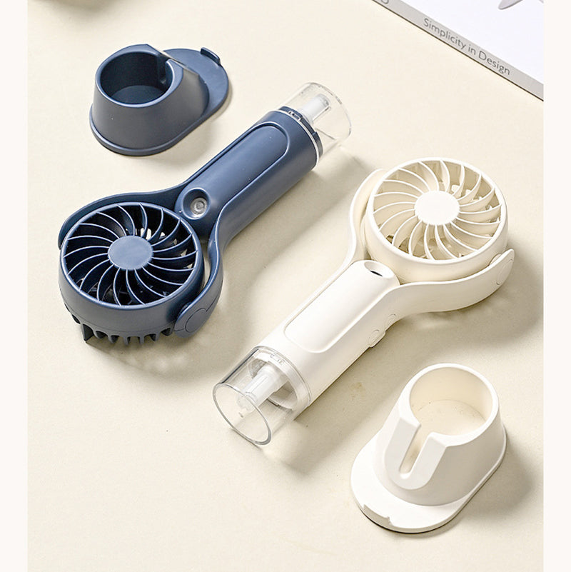 Portable Fan Misting Fan Desk Fan Handheld Fan For Outdoor Rechargeable Mini Fan