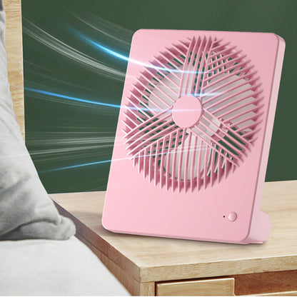 USB Desktop Mini Fan with 4 Speeds Strong Wind for Home Office Desktop