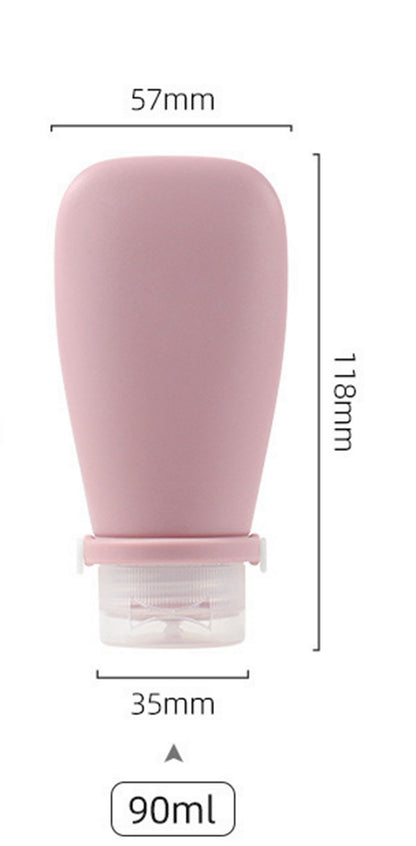 Silicone Travel Bottles for Toiletries, TSA-Approved Leak-Proof Refillable Travel Containers ( 3OZ )