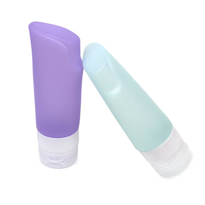 3 OZ Silicone Travel Cosmetics Split Bottles
