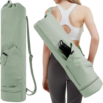 Yoga Bags Yoga Mats Bags Carrier Oxford Tote Bags for Pilates Yoga Lover W/ Wet Pocket