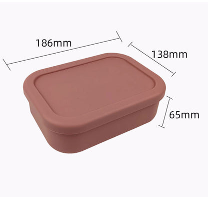 3-Compartment 25oz Silicone Lunch Box