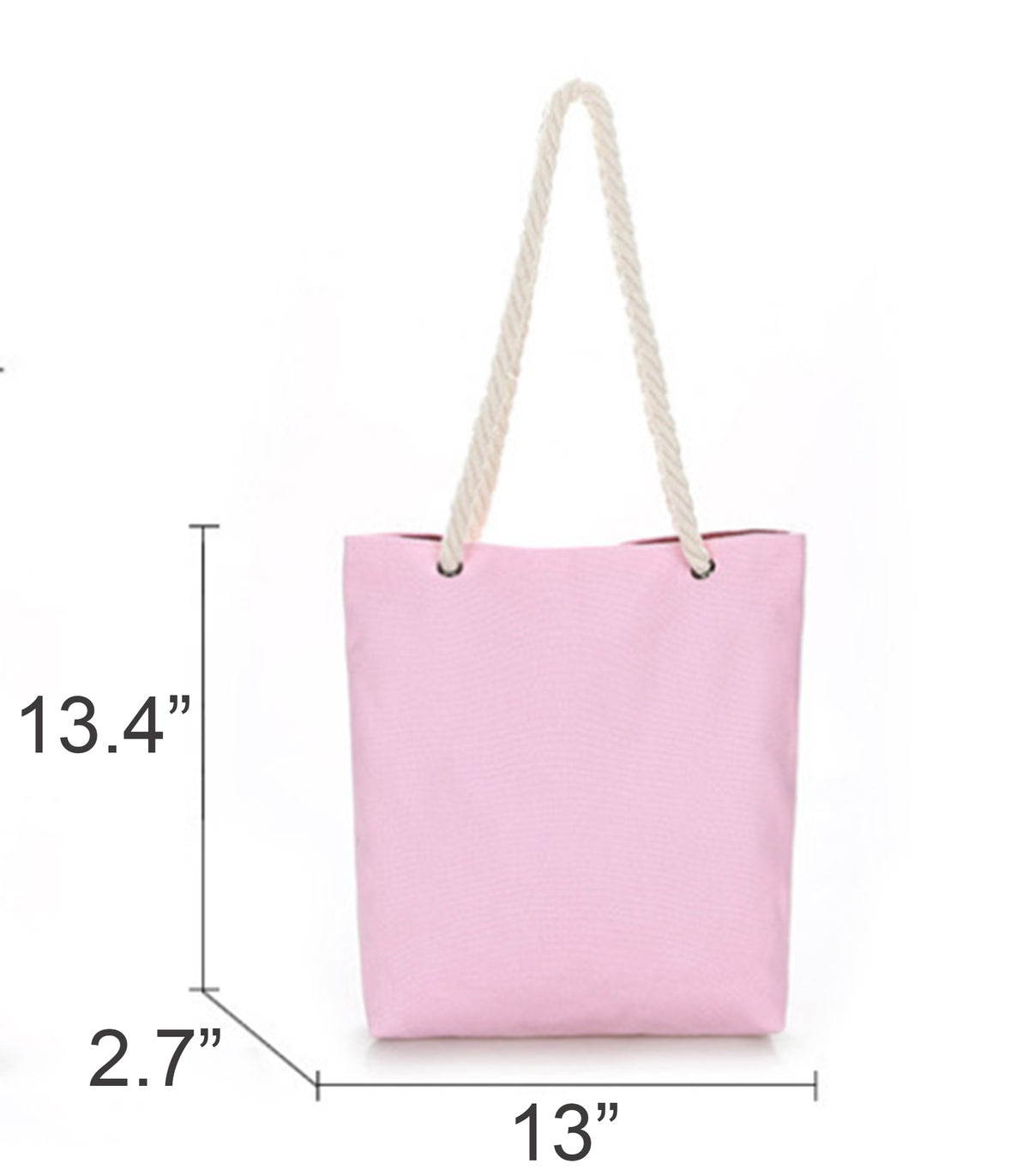 Canvas Grocery Shopping Tote Bag
