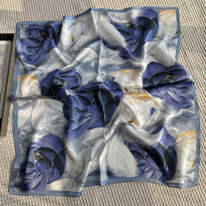 Custom 26" x 26" 100% Mulberry Silk Scarf Silk Satin Bandana