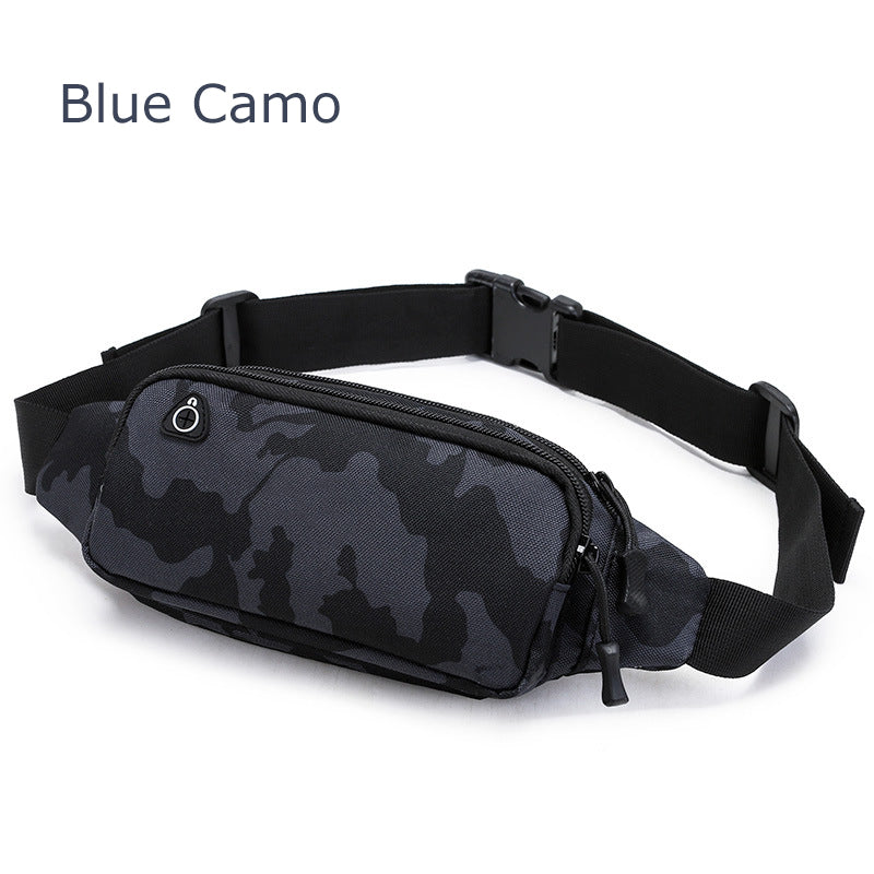 Multi Functional Outdoor Sports Water Resistant Oxford Camouflage Fanny Pack