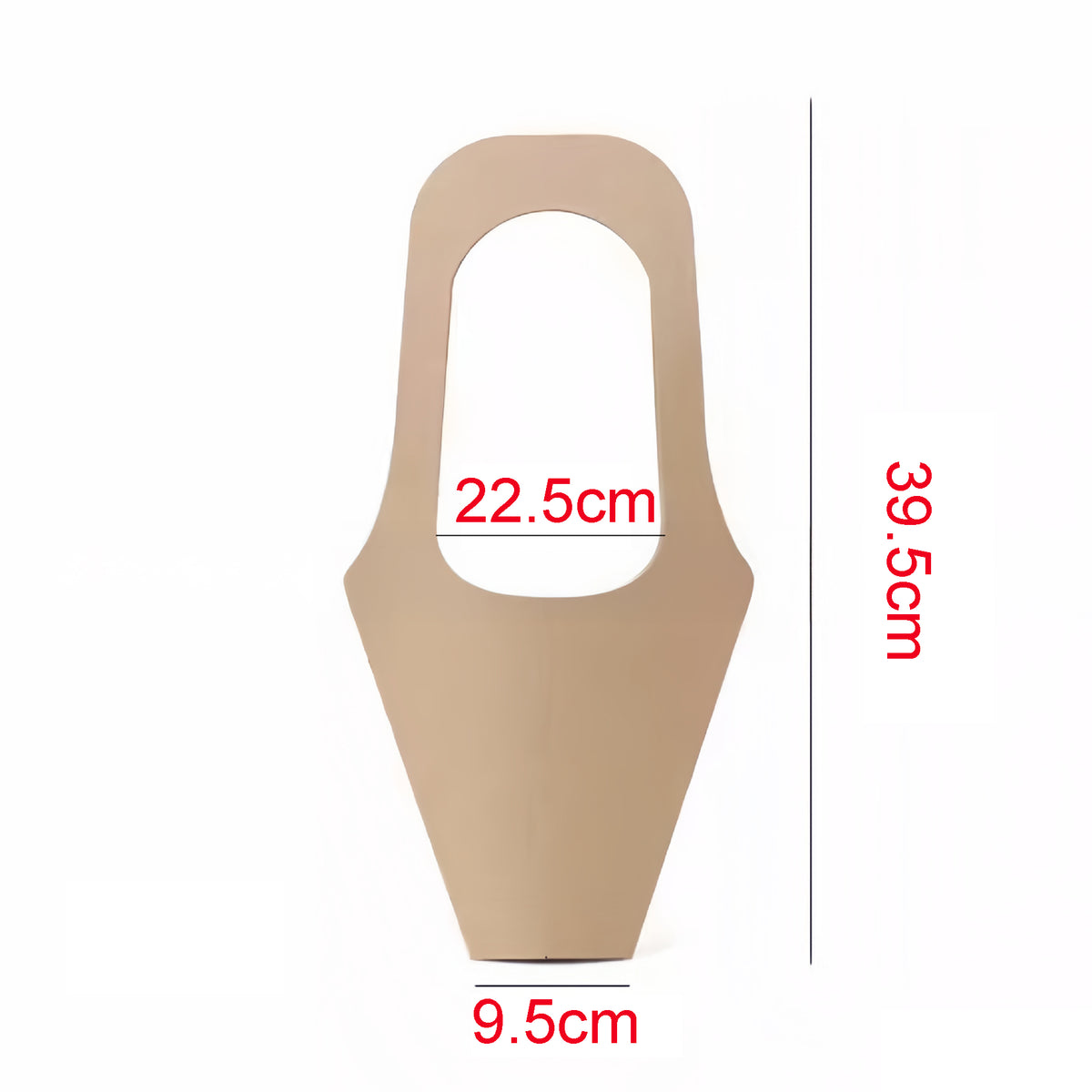 Kraft Paper Bouquet Gift Tote Bag W/ Handle 9 x 16"