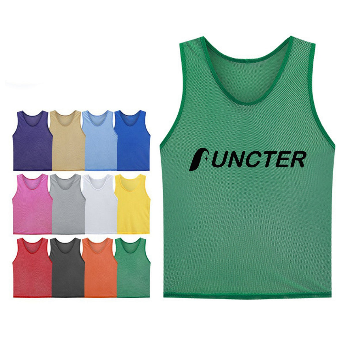 Custom Mesh Polyester Scrimmage Practice Vests Soccer Bib for Children