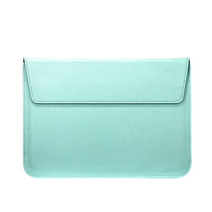 13" PU Leather Laptop Sleeve Foldable Stand With Magnetic Closure