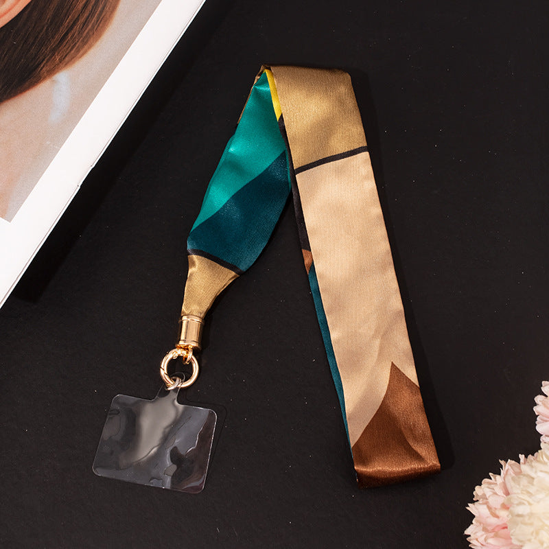 2" Full Custom Silk Feeling Satin Phone Lanyard Badge Lanyard Neck Strap w/Lanyard Pad Compatible #5