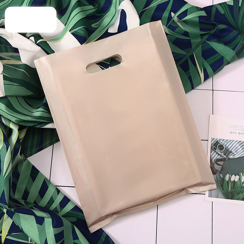9"x12" 2.4mil Merchandise Bag W/ Die Cut Handle for Boutique Bag Shopping Clothes Packaging Bag
