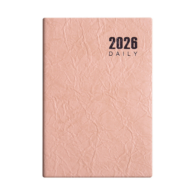 A5 PU Schedule Notebook 2026 Weekly & Monthly Planner Notebook