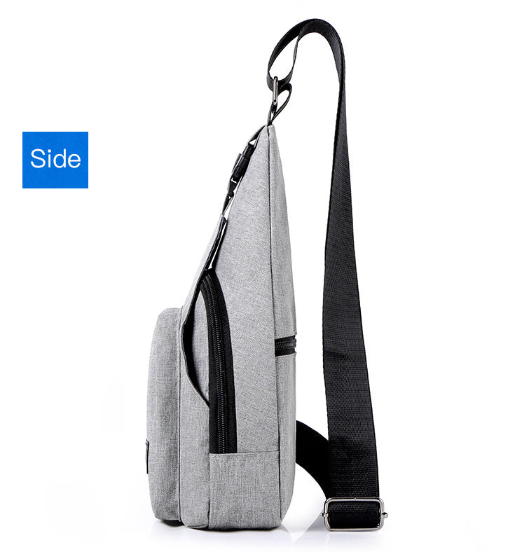 Men's Oxford Sling Bag Chest Crossbody Shoulder Bag