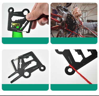 Stainless Steel Fork Truck Shape Pocket Tool Card