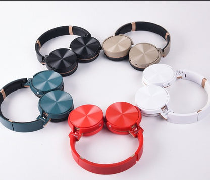 Foldable On Ear Stereo Wireless Headsets Earphone