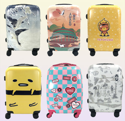 24" Boarding Luggage Case Multifunctional Traveling Storage Suitcase