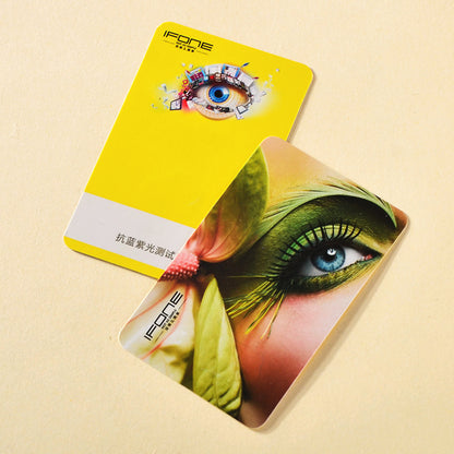 Rectangle Shape UV Exposure Test Meter Card/Glasses Lens Test Card