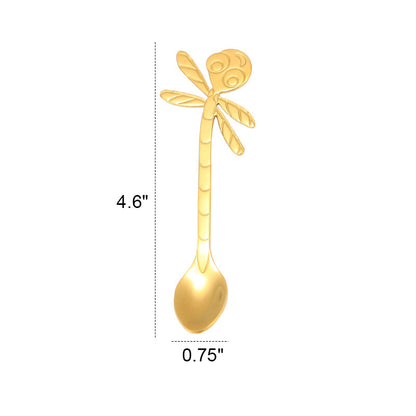 304 Stainless Steel Coffee Spoon Dragonfly Hanging Stirring Spoon